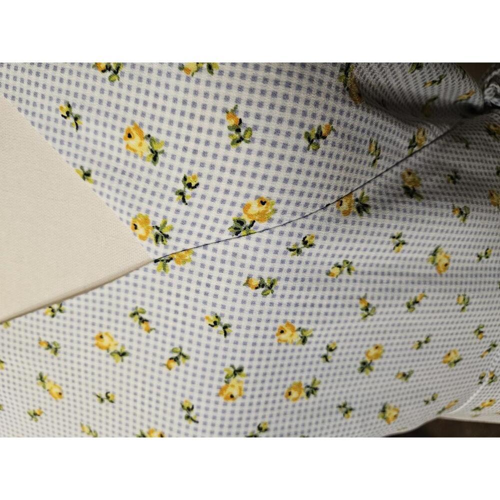 Nwt Loft Charming Floral Wrap Dress - Blue and Yellow #75 - Picture 5 of 10
